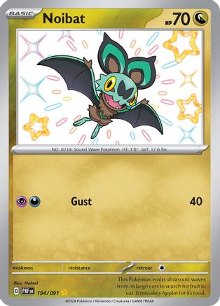 Noibat - 194/091 (194) Shiny Rare Holofoil
