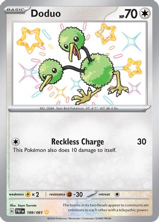 Doduo (199) Shiny Rare Holofoil