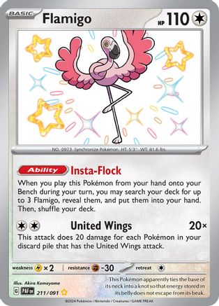 Flamigo (211) Shiny Rare Holofoil