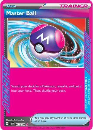Master Ball (153) ACE SPEC Rare Holofoil