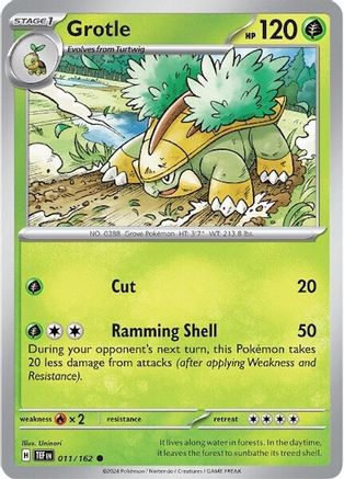 Grotle - 011/162 (11) Common Reverse Holofoil