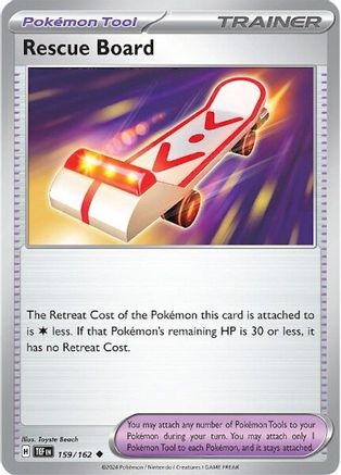 Rescue Board (159) Uncommon Reverse Holofoil