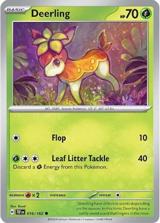 Deerling - 016/162 (16) Common Reverse Holofoil