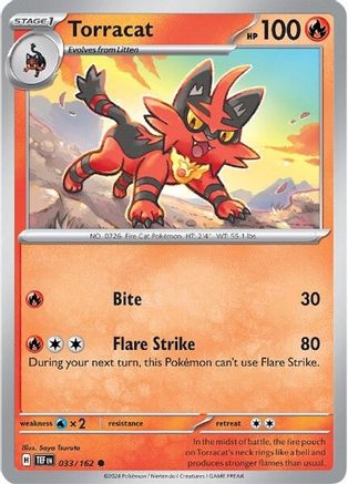 Torracat (33) Common Reverse Holofoil