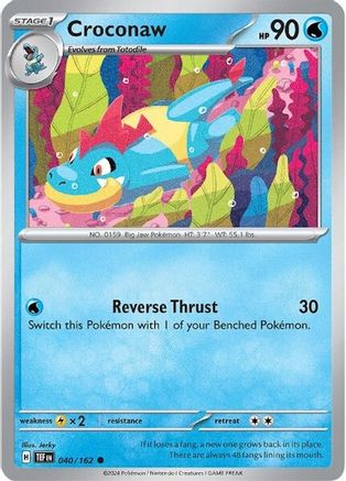 Croconaw (40) Common Reverse Holofoil