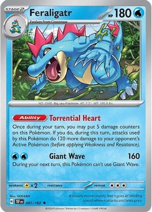 Feraligatr (41) Rare Reverse Holofoil