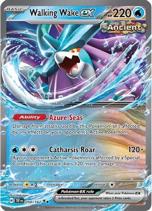 Walking Wake ex - 050/162 (50) Double Rare Holofoil