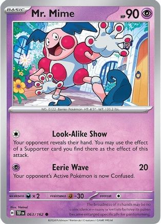 Mr. Mime (63) Common Reverse Holofoil