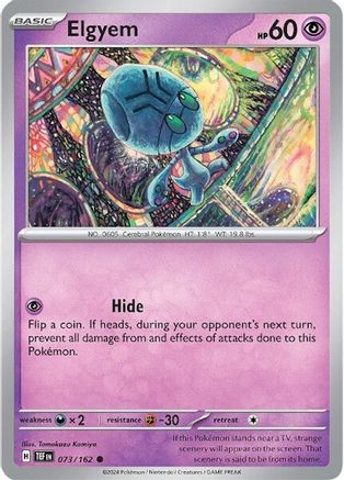 Elgyem (73) Common Reverse Holofoil