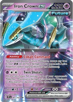 Iron Crown ex - 081/162 (81) Double Rare Holofoil