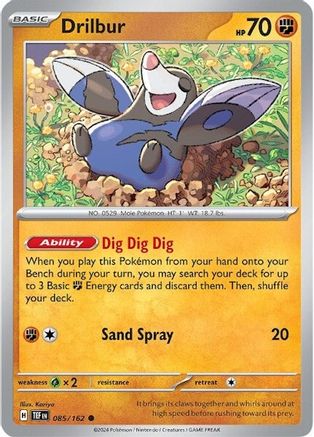 Drilbur (85) Common Reverse Holofoil