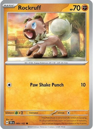 Rockruff (89) Common Reverse Holofoil