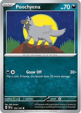 Poochyena (105) Common Reverse Holofoil