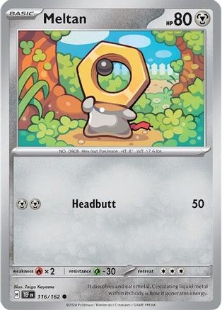 Meltan - 116/162 (116) Common Reverse Holofoil