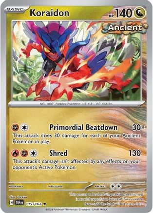Koraidon (119) Rare Holofoil