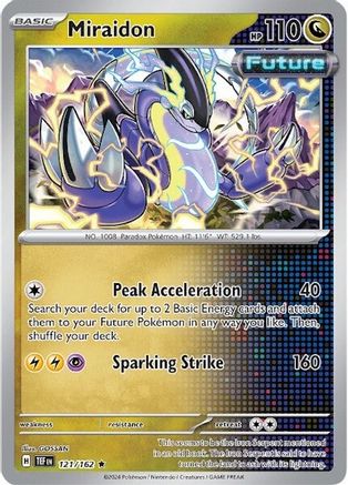 Miraidon (121) Rare Reverse Holofoil
