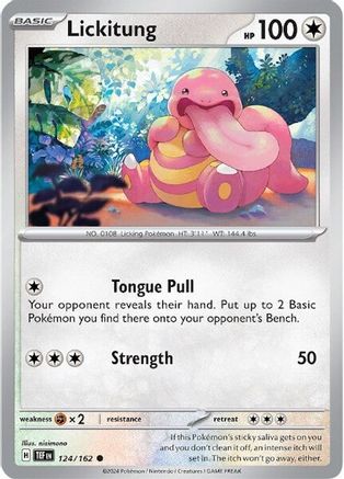 Lickitung - 124/162 (124) Common Reverse Holofoil