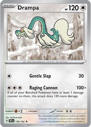 Drampa - 138/162 (138) Rare Reverse Holofoil