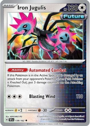 Iron Jugulis (139) Uncommon Reverse Holofoil