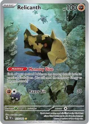 Relicanth - 173/162 (173) Illustration Rare Holofoil