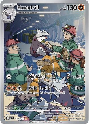 Excadrill - 174/162 (174) Illustration Rare Holofoil