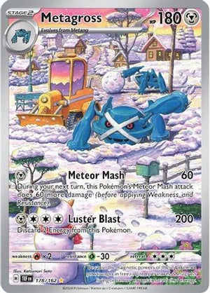 Metagross - 178/162 (178) Illustration Rare Holofoil (Cabinet-NM)