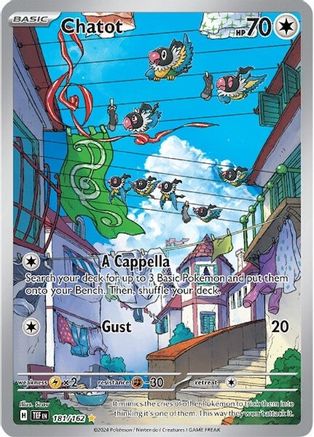 Chatot - 181/162 (181) Illustration Rare Holofoil