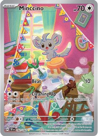 Minccino - 182/162 (182) Illustration Rare Holofoil