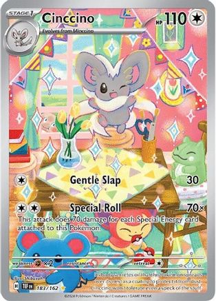 Cinccino - 183/162 (183) Illustration Rare Holofoil