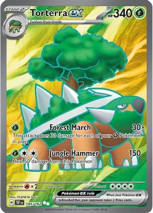 Torterra ex - 185/162 (185) Ultra Rare Holofoil