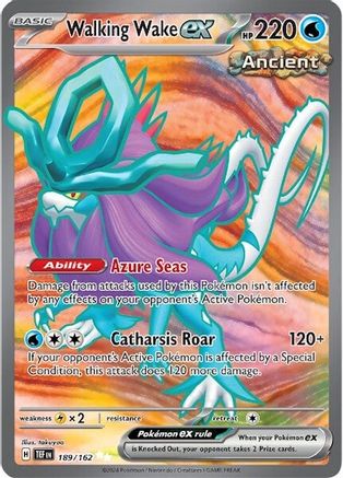 Walking Wake ex - 189/162 (189) Ultra Rare Holofoil