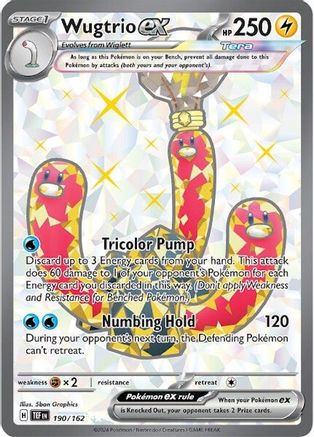 Wugtrio ex - 190/162 (190) Ultra Rare Holofoil