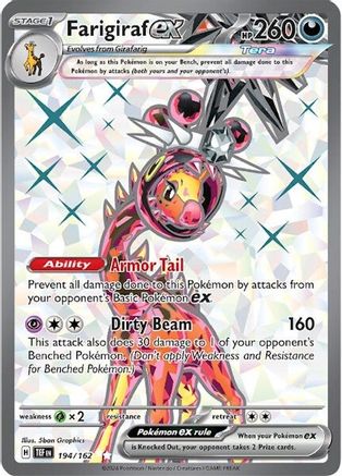 Farigiraf ex - 194/162 (194) Ultra Rare Holofoil