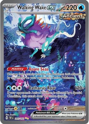 Walking Wake ex - 205/162 (205) Special Illustration Rare Holofoil