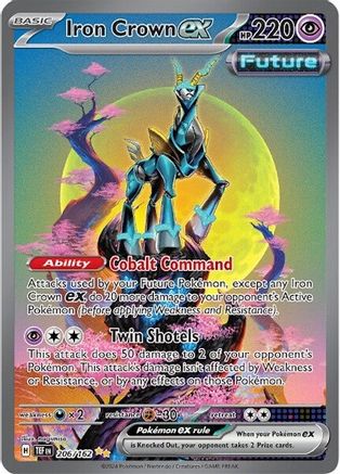 Iron Crown ex - 206/162 (206) Special Illustration Rare Holofoil