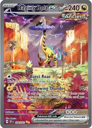 Raging Bolt ex - 208/162 (208) Special Illustration Rare Holofoil