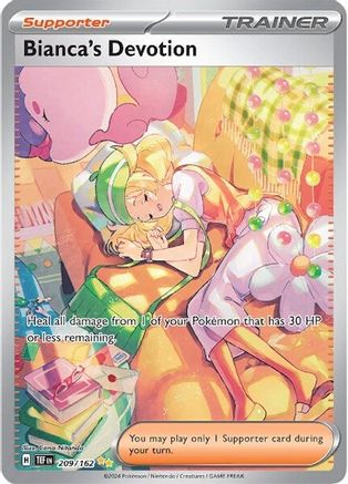 Bianca's Devotion - 209/162 (209) Special Illustration Rare Holofoil