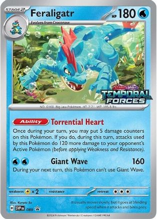 Feraligatr - 089 (Prerelease) (89) Promo Holofoil
