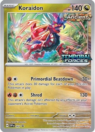 Koraidon - 091 (Prerelease) (91) Promo Holofoil