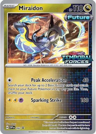 Miraidon - 092 (Prerelease) (92) Promo Holofoil