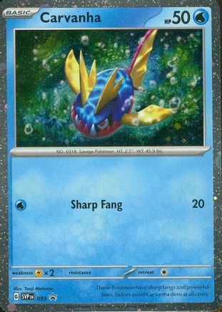 Carvanha - 093 (93) Promo Holofoil