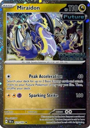Miraidon - 121/162 (Cosmos Holo) (Best Buy) (121) Promo Holofoil