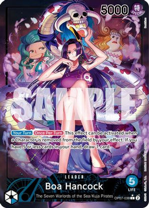 Boa Hancock (Parallel) (OP07-038) - 500 Years in the Future Foil (Cabinet-NM)