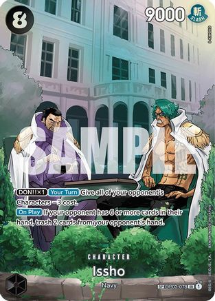 Issho (SP) (OP03-078) - 500 Years in the Future Foil (Cabinet-NM)