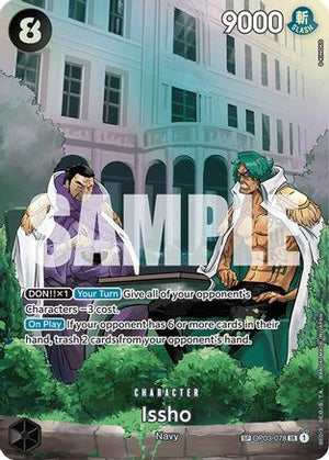 Issho (SP) (OP03-078) - 500 Years in the Future Foil (Cabinet-NM)