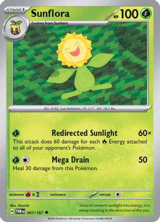 Sunflora - 007/167 (7) Uncommon