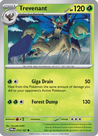 Trevenant (13) Common Reverse Holofoil