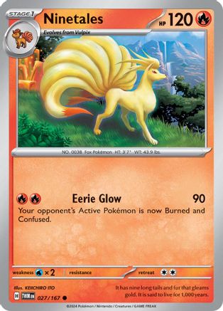 Ninetales (27) Common Reverse Holofoil