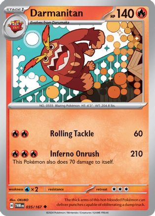 Darmanitan (35) Uncommon Reverse Holofoil