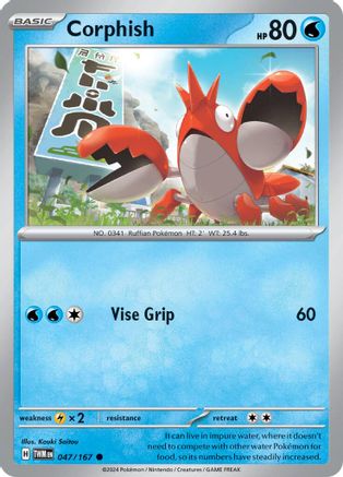 Corphish (47) Common Reverse Holofoil